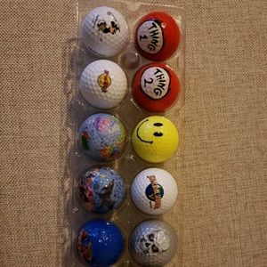Golf balls Universal, Disney, USOpen golf balls